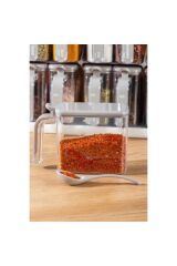 9'lu Standlı Kaşıklı Baharatlık Seti