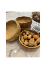 3'lü Bambu Çerezlik Seti