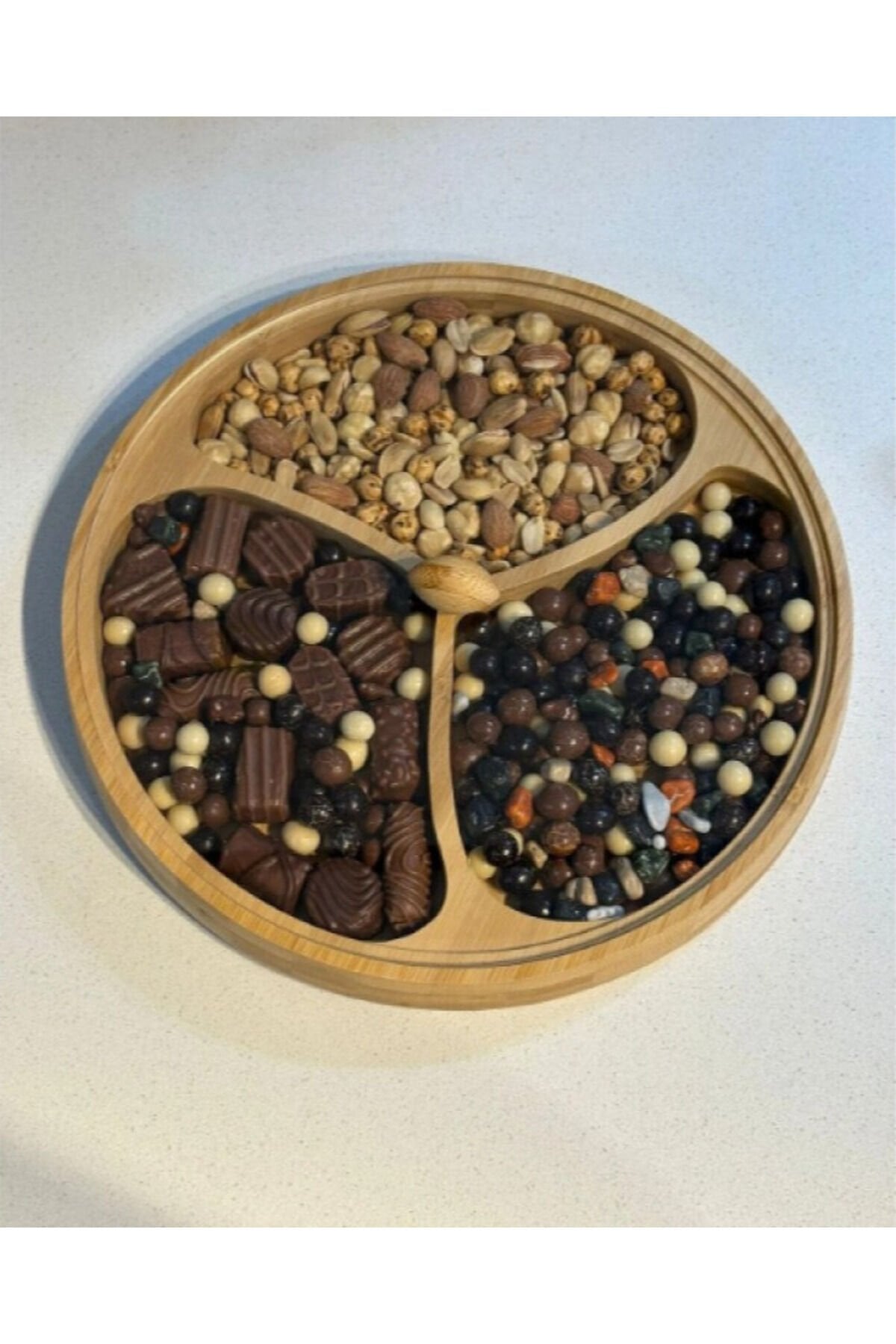 Kapaklı 3 Bölmeli Çerezlik