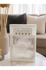 Buharlı Portatif Soğutucu Fan – 1 L Hazne, 3 Kademe, Powerbank Uyumlu
