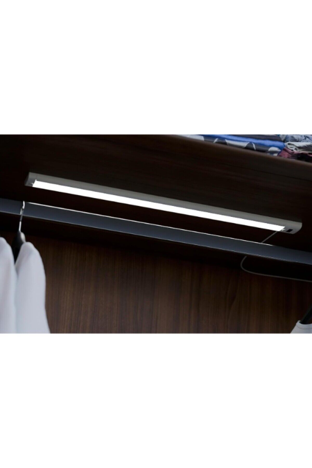 Mıknatıslı Şarjlı Sensörlü Dolap İçi LED Lamba - 50 cm