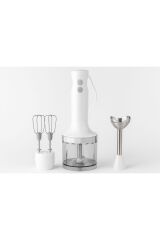 Ultramix Beyaz Blender Seti | 1700W Güçlü Motor | Çırpıcı, Doğrayıcı ve Blender Aparatlı