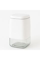 3’lü Kilitli Kapaklı Cam ve Porselen Baharatlık Saklama Kabı Seti | Hava Geçirmez, Şık ve Dayanıklı