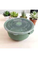 Maisone 3’lü Pratik Plastik Saklama Kabı Seti – 3 Farklı Boy – Renkli Kapaklı – Gıda Saklama Kutusu