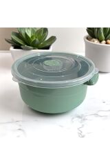 Maisone 3’lü Pratik Plastik Saklama Kabı Seti – 3 Farklı Boy – Renkli Kapaklı – Gıda Saklama Kutusu