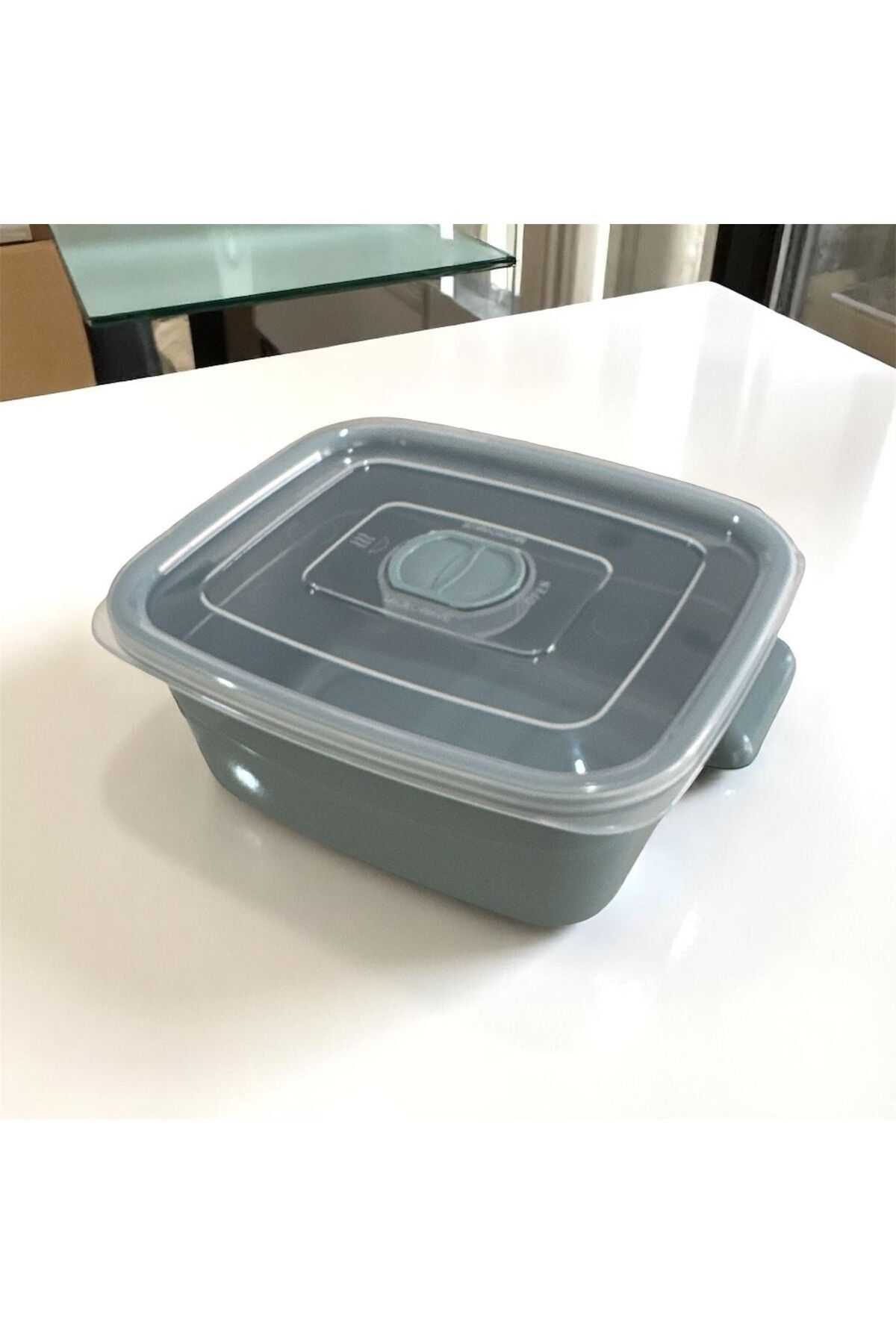 Maisone 3’lü Dikdörtgen Saklama Kabı Seti Farklı Boyutlarda Renkli Kapaklı -Pratik Plastik Gıda Kabı