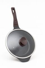 Cam Kapaklı Granit Tencere – Yapışmaz ve Dayanıklı, Şık Mutfak Tenceresi