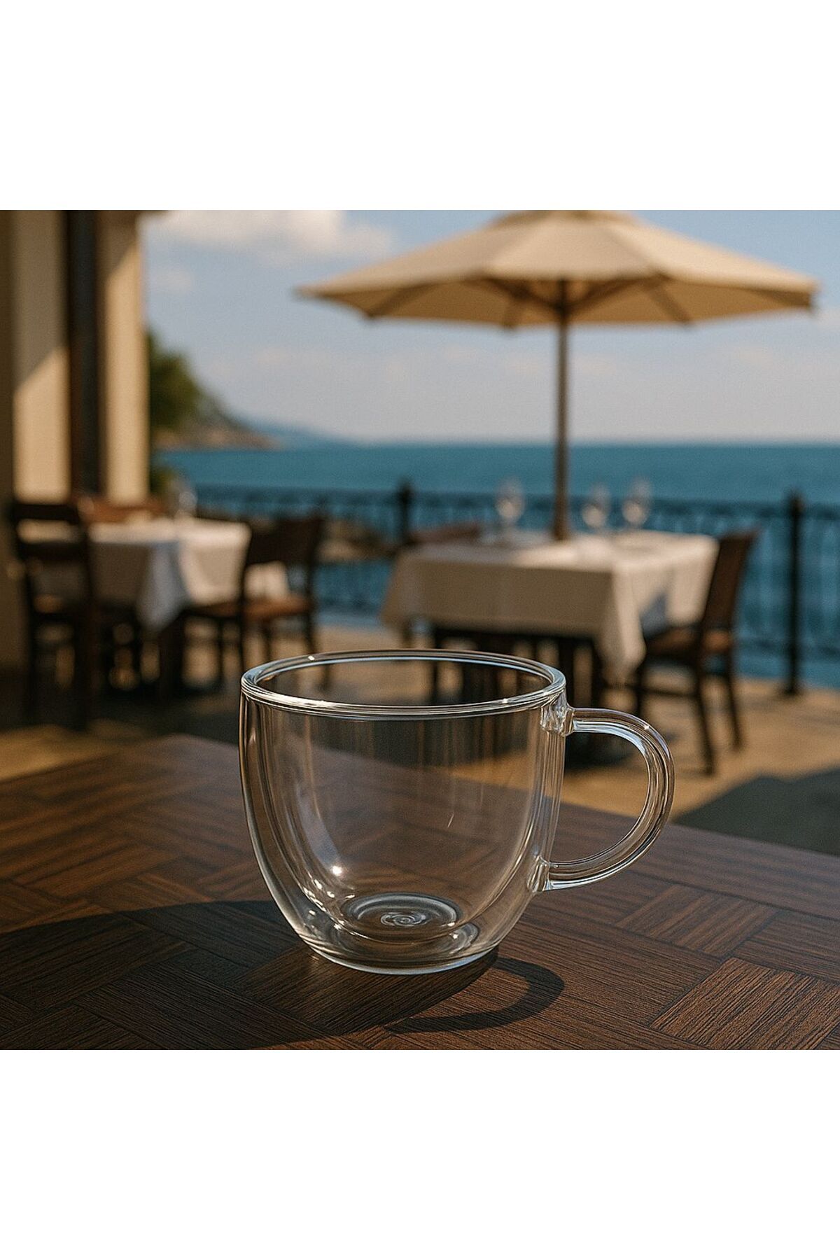 MAISONE Çift Cidarlı Cam Bardak