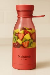 Mini Taşınabilir Blender – Şarjlı, 1000 ml, Meyve/Smoothie İçin, BPA İçermez Beyaz
